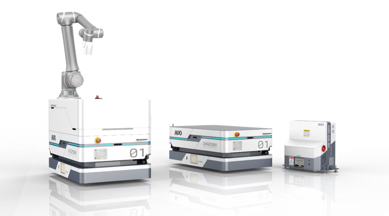永利yl23411數位開發的自主式移動機器人（AMR250M），搭配全向輪並結合AI演算法、2D LiDAR、3D攝影機等技術，協助客戶實現產線全自動化